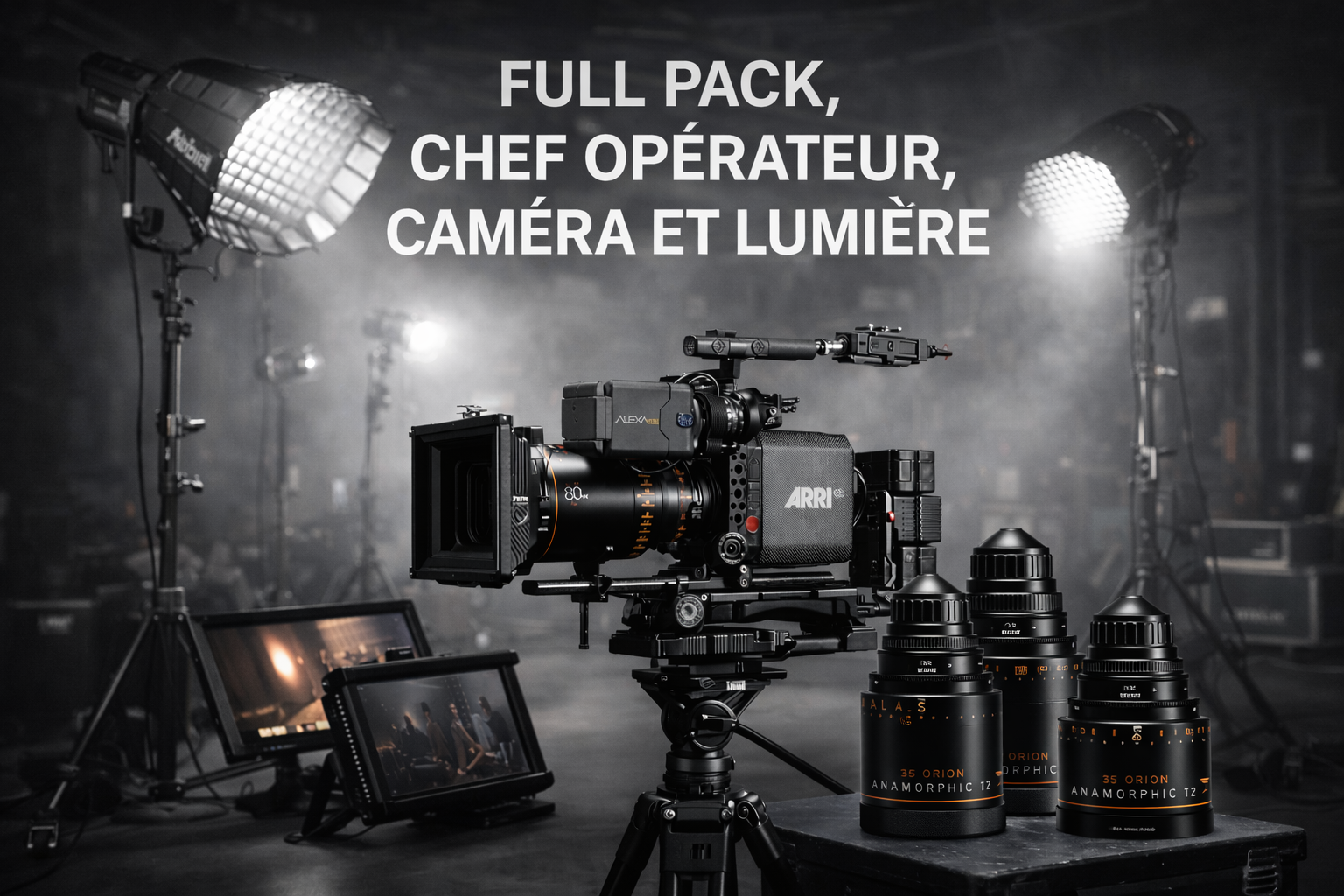 Location ARRI Alexa Mini avec movi pro – Pack lumière cinéma