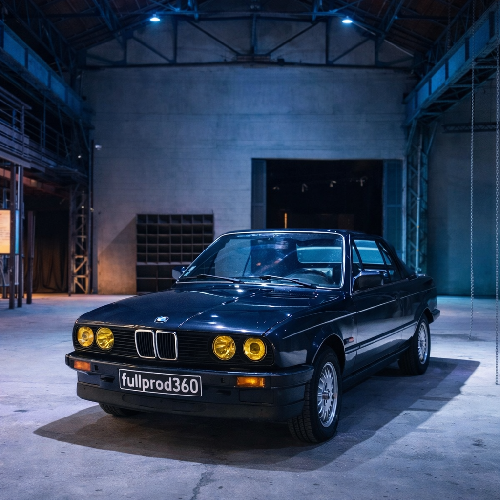 Location Location BMW E30 pour tournage et shooting photo en Île-de-France - Full Prod 360